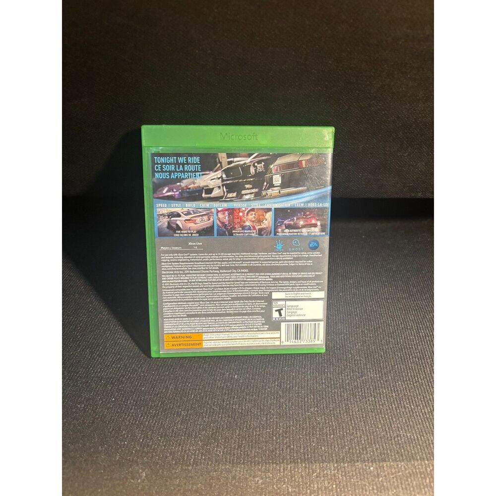 Need for Speed Xbox One Game | Complete Case & Disc | Tested Working - Picture 3 of 3